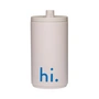 Design Letters - Hi Travel Mok, 0,35 l, pastel beige