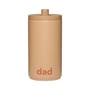 Design Letters - Travel Mok, 0,35 l, dad / beige