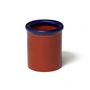NINE - ROD Vat, Ø x H 15,3 x 17,5 cm, donkerblauw / terracotta