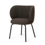 Ferm Living - Rico Dining Chair, donkergrijs (Kvadrat Hallingdal - 376)