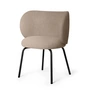 Ferm Living - Rico Dining Chair, zand (Bouclé)