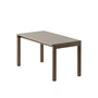 Muuto - Couple Salontafel, 84 x 40 cm, 1 vlak, donker geolied eiken / taupe