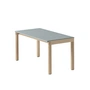 Muuto - Couple Salontafel, 84 x 40 cm, 1 Golvend, eiken / lichtblauw