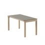 Muuto - Couple Salontafel, 84 x 40 cm, 1 Golvend, eiken / taupe