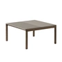 Muuto - Couple Salontafel, 84 x 80 cm, 1 Plain 1 Wavy, donker geolied eiken / taupe