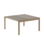 Muuto - Couple Salontafel, 84 x 80 cm, 1 effen 1 golvend, eiken / taupe