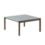 Muuto - Couple Salontafel, 84 x 80 cm, 2 Vlakken, donker geolied eiken / lichtblauw
