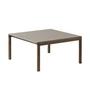 Muuto - Couple Salontafel, 84 x 80 cm, 2 Vlakken, donker geolied eiken / taupe