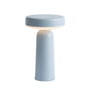 Muuto - Ease Portable LED Outdoor Acculampje, lichtblauw