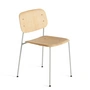 HAY - Soft Edge 40 Stoel, eiken blank gelakt / grijs