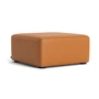 HAY - Mags Ottomane 02, Sense cognac leder / wit stiksel