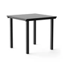 NINE - Dining Tafel, vierkant, 80 x 80 cm, zwart (RAL 9011)