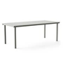 NINE - 19 Outdoors Dining Tafel, rechthoekig, 200 x 90 cm, grijs