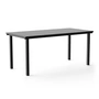 NINE - 19 Outdoors Dining Tafel, rechthoekig, 167 x 80 cm, zwart