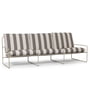 ferm Living - Desert Stripe Outdoor 3-Seater Sofa, kasjmier / chocolade