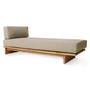 HKliving - Teak Outdoor Daybed, natuurlijk