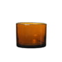 ferm Living - Oli Waterglas, h 6 cm, gerecycled barnsteen