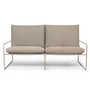 Ferm Living - Desert Dolce Outdoor 2-zitsbank - Kasjmier / donker zand