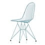 Vitra - Wire Chair DKR (H 43 cm), hemelsblauw / zonder deksel, kunststof glijders (basic dark)