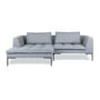 Nuuck - Rikke Sofa, Chaise L, 246 x 170 cm, lichtgrijs (Enna Soft Grey 1062)