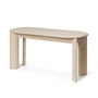 Ferm Living - Bevel Bank, 90 x 35 cm, beuk wit geolied