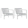 HAY - Palissade Lounge Chair low, thermisch verzinkt (set van 2)
