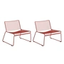HAY - Hee Lounge Chair , roest (set van 2)