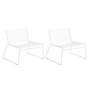 HAY - Hee Lounge Chair , wit (set van 2)