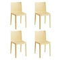 HAY - Élémentaire Chair , lichtgeel (set van 4)