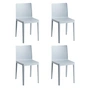 HAY - Élémentaire Chair , grijs-blauw (set van 4)