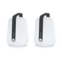Fermob - Balad LED-batterijlamp, H 25 cm, antraciet (set van 2)