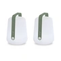 Fermob - Balad LED-batterijlamp, H 25 cm, cactus (set van 2)