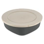 Koziol - Connect Bewaarblik met deksel, 1,3 l, nature ash grey