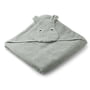 LIEWOOD - Augusta Junior handdoek met kap, Hippo, duifblauw