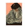 The Poster Club - Serene Stripes door Hanna Peterson, 70 x 100 cm