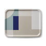 applicata Tapas - Dienblad Zand, groot, zand / grijs / blauw