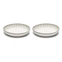 Serax - Inku Bord, Ø 23 cm diep, wit (set van 2)