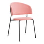 OUT Objekte unserer Tage Dining Chair - Wagner, zwart / Vidar van Kvadrat/Raf Simons (4 622 roze)