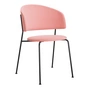 OUT Objekte unserer Tage Dining Chair - Wagner, zwart / Vidar van Kvadrat/Raf Simons (4 622 roze)