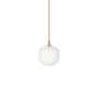 Muuto Rime - Hanglamp Ø 18 cm, opaal / oranje