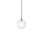Muuto Rime - Hanglamp Ø 18 cm, opaal / zwart