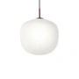Muuto Rime - Hanglamp Ø 45 cm, opaal / dieprood