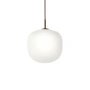 Muuto Rime - Hanglamp Ø 37 cm, opaal / dieprood