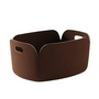 Muuto - Restore Opbergmand 48 x 35 cm, donkerbruin