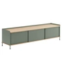 Muuto Enfold Sideboard -, 186 x 48 cm, eik / stofgroen