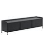 Muuto Enfold Sideboard -, 186 x 48 cm, zwart / antraciet