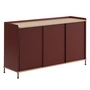 Muuto Enfold Sideboard -, 148 x 85 cm, eik / dieprood