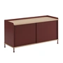 Muuto Enfold Sideboard - 125 x 62 cm, eik / dieprood