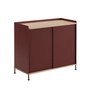 Muuto Enfold Sideboard - 95 x 84 cm, eik / deep red