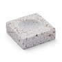 Humdakin - Terrazzo eierdopje, 6 x 6 cm, rood / beige